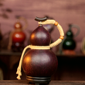 Purple Urushi-Lined Gourd Bottle Dyed with Traditional Chinese Herbal Decoction 3